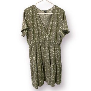 SHEIN Heart Print Smock Dress